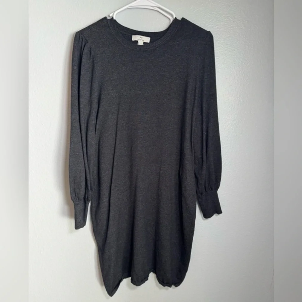 H by Halston Black Sweater Dress Size Medium
